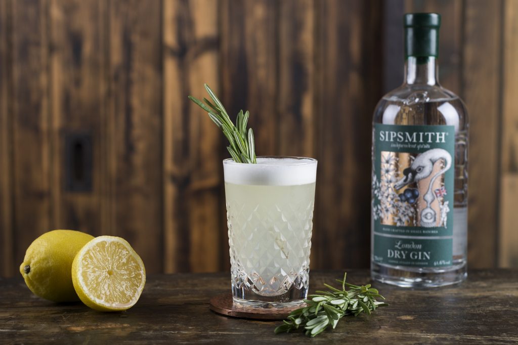 Rosemary Gin Fizz