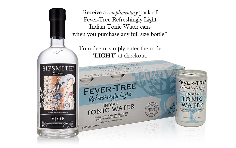 Sipsmith V.J.O.P. Gin & Fever-Tree Indian Light Tonic