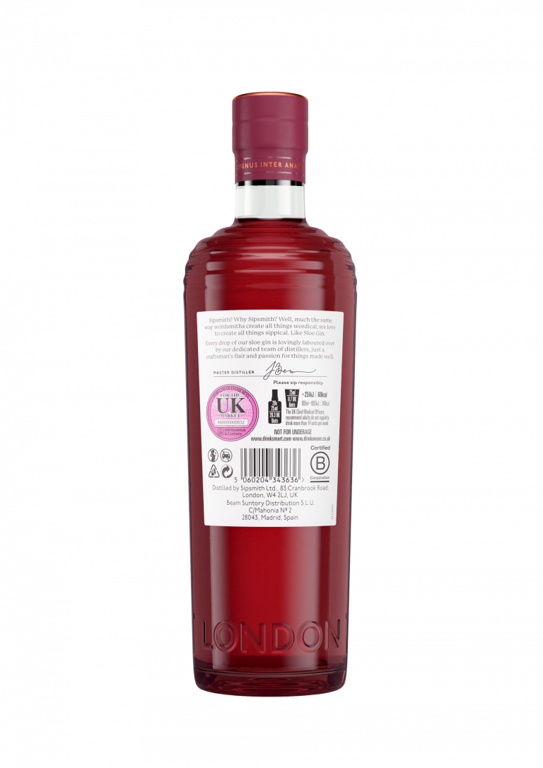 Sipsmith Sloe Gin Shop Online Sipsmith Gin