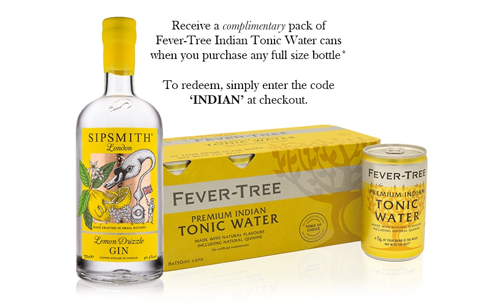 Sipsmith Lemon Drizzle & Fever-Tree Indian Tonic