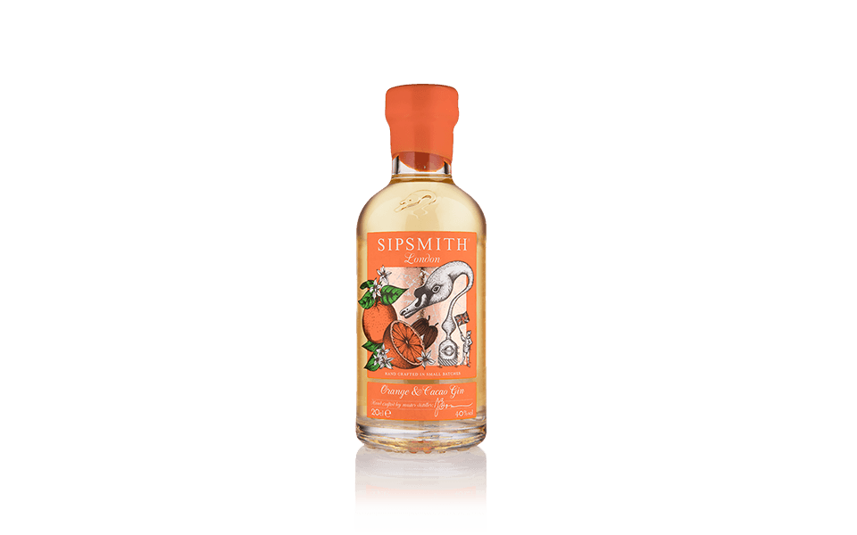 orange and cacao gin