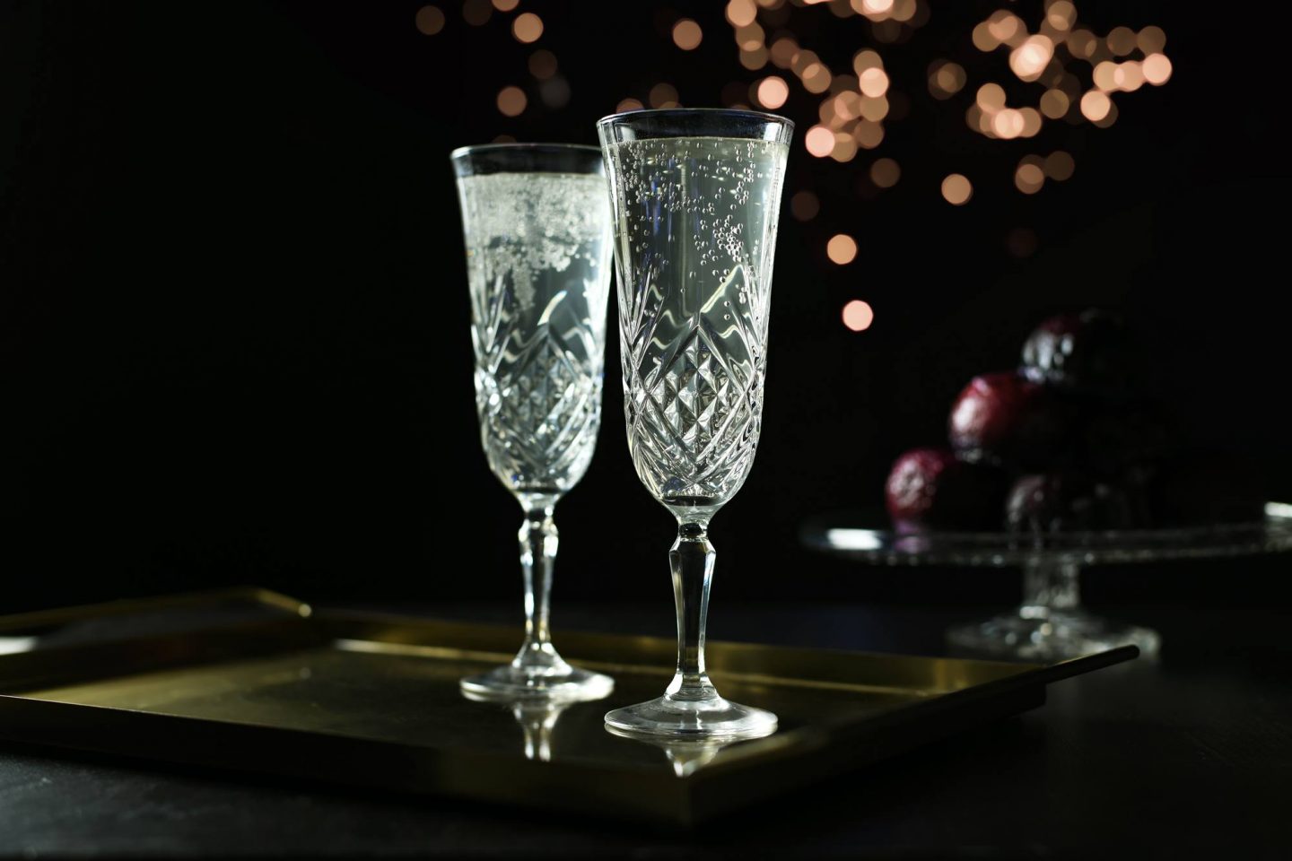 Sugar Plum Champagne Flute