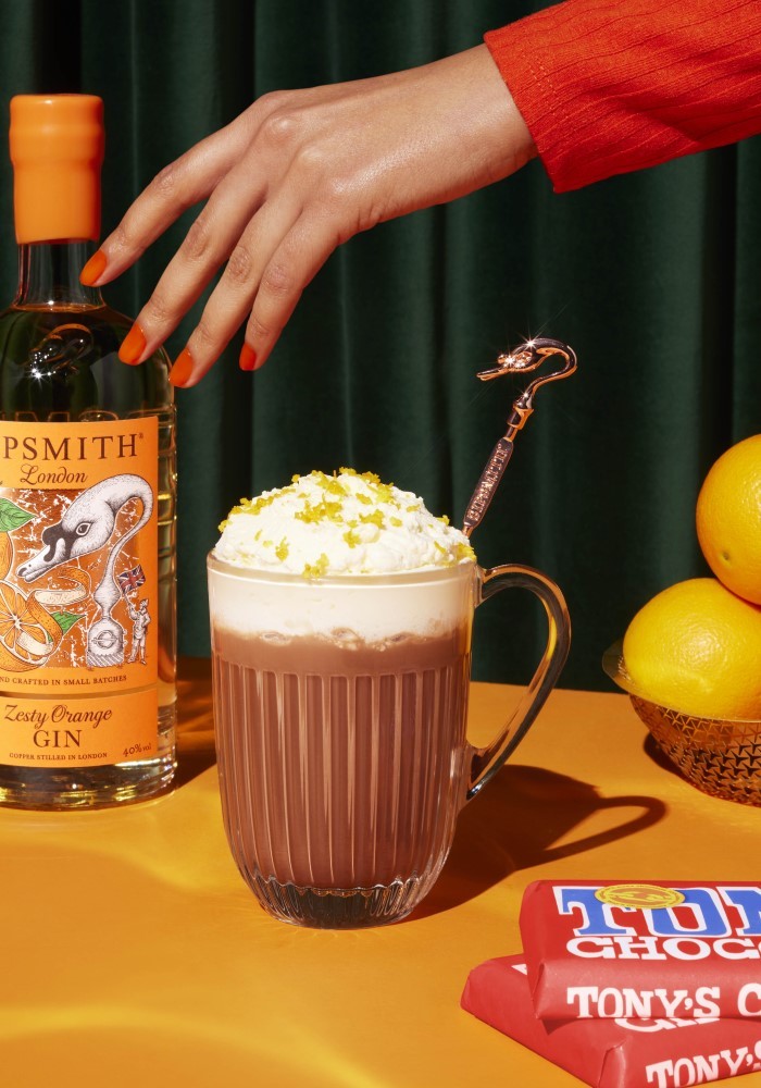 zesty orange hot chocolate