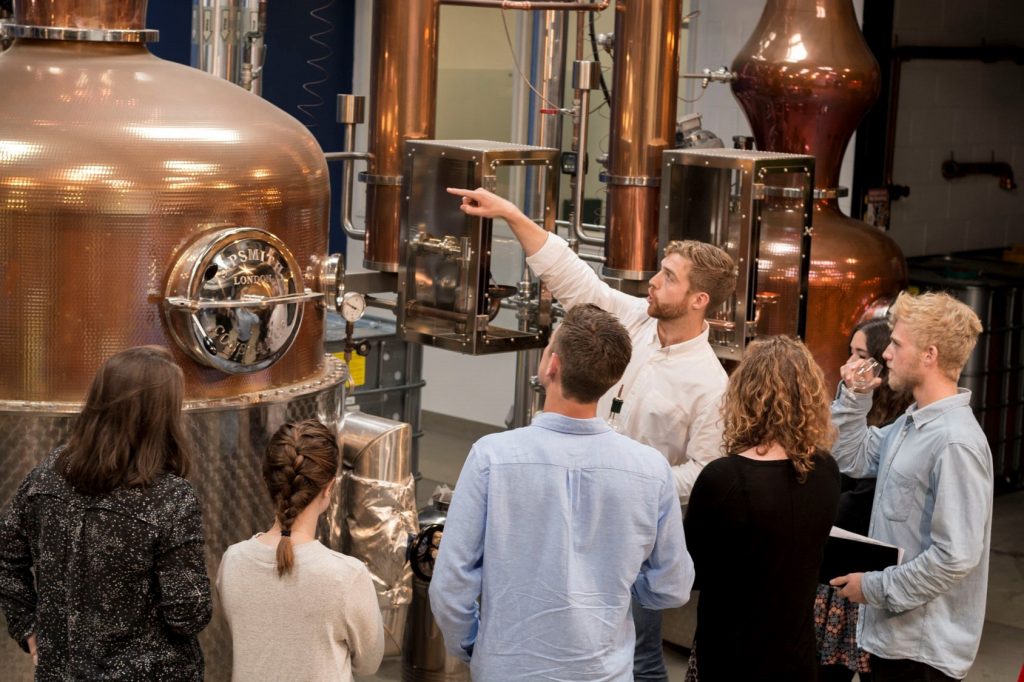 gin distillery tour london