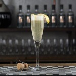 French 75 with champagne