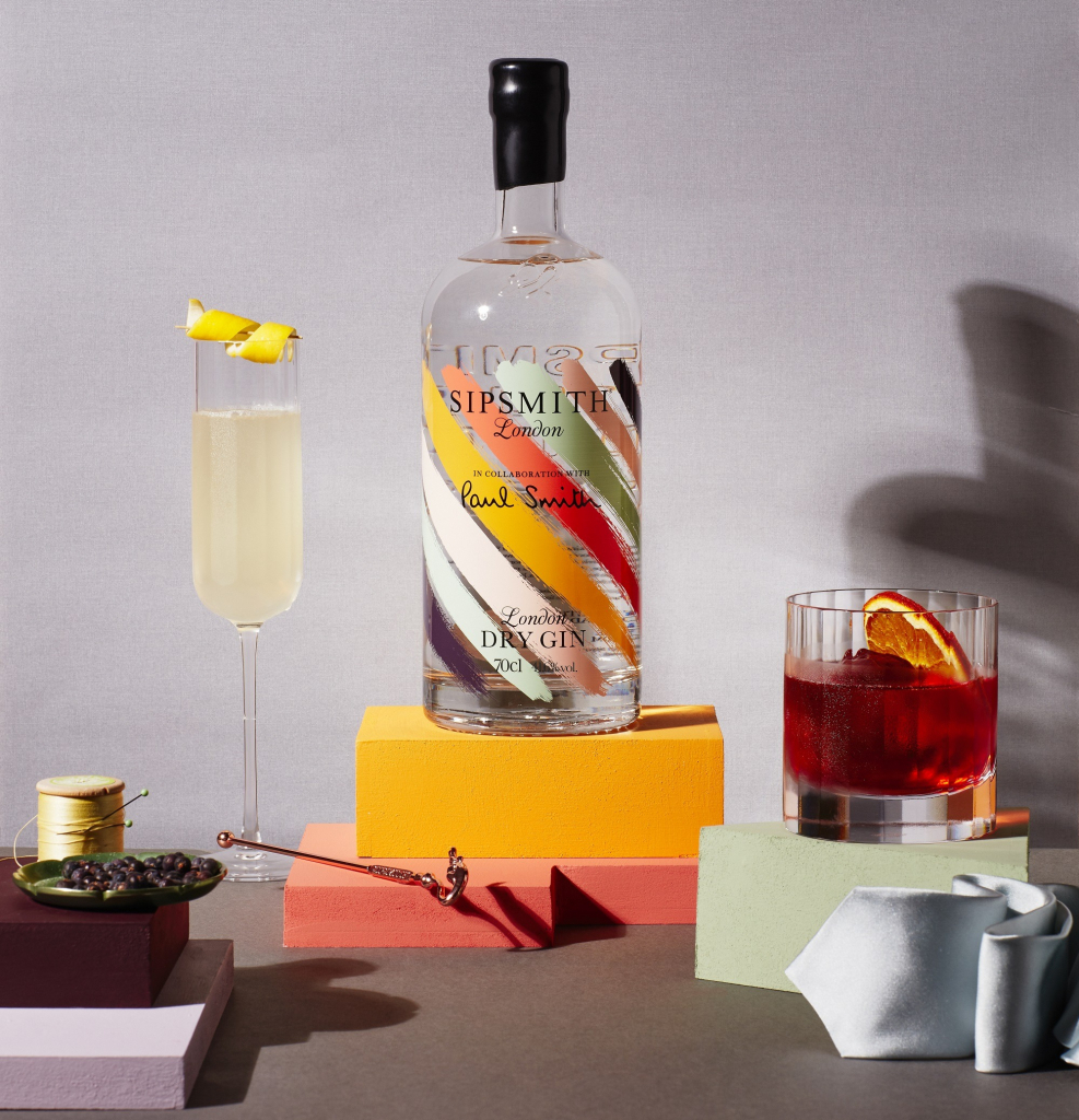 Sipsmith x Paul Smith cocktails