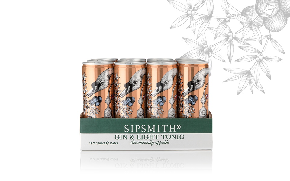 SIPSMITH READY TO DRINK GIN & TONIC LIGHT