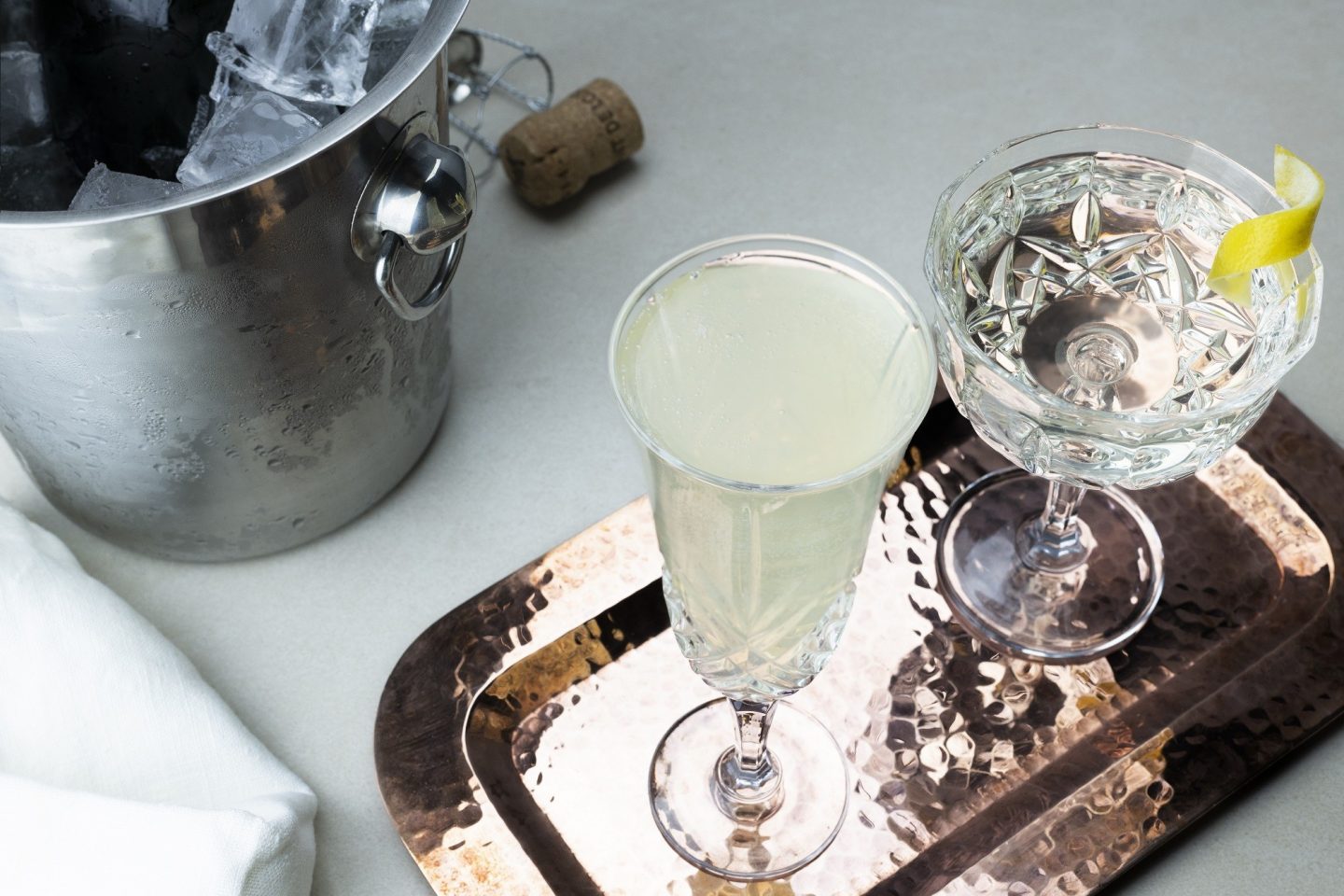 Blanc de Blancs Gin Cocktails