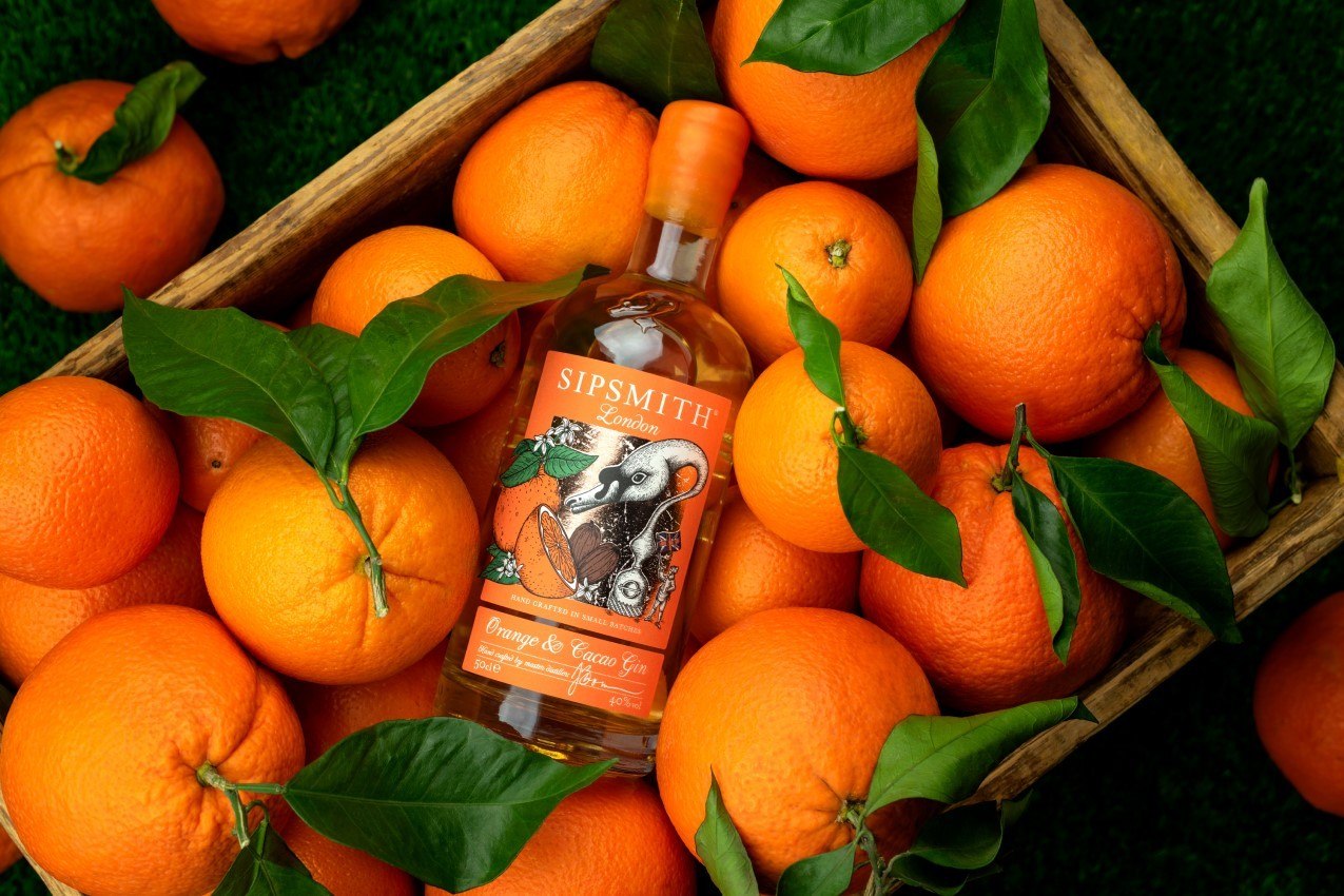 orange cacao gin