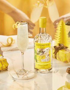 Lemon French 75 Mobile Slider sparkling gin cocktails
