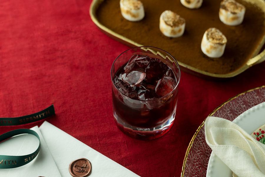 toasted old fashioned gin cocktail