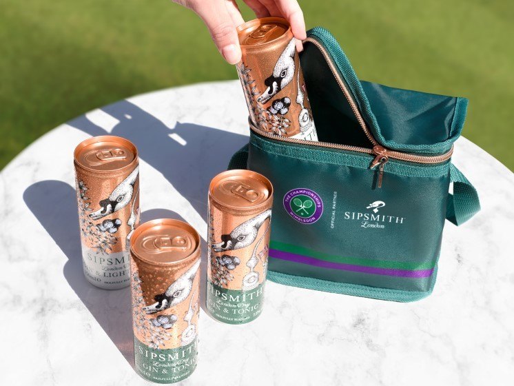 wimbledon sipsmith cool bag