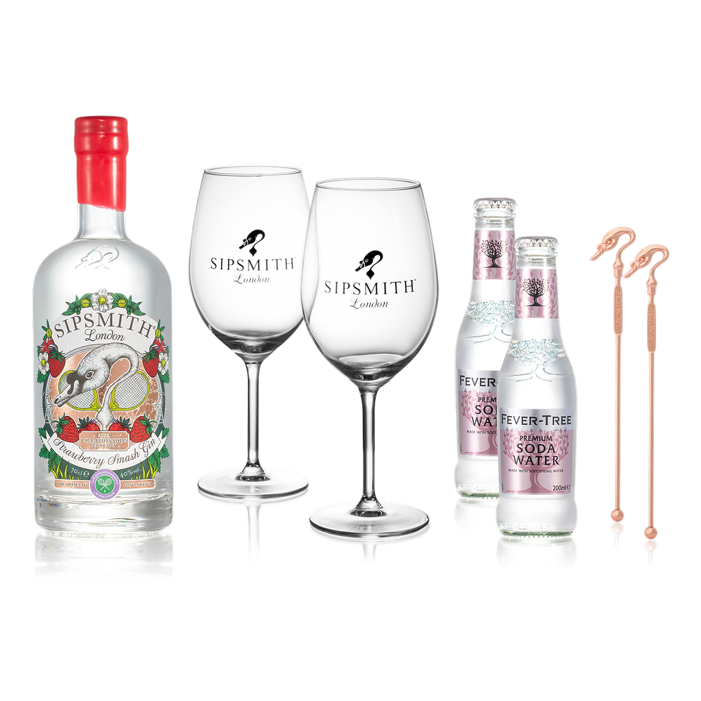 Sipsmith Strawberry Smash Spritz Set