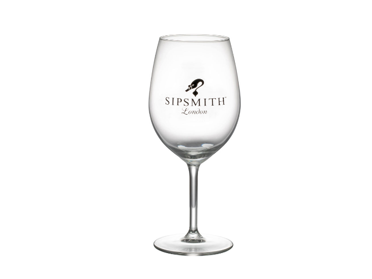 A Sipsmith Branded Spritz Glass